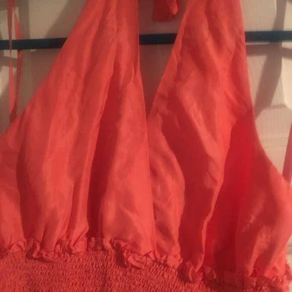 BCBG MAXAZRIA 100% silk halter dress - Picture 2 of 4